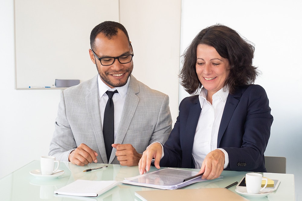 Working with a financial adviser